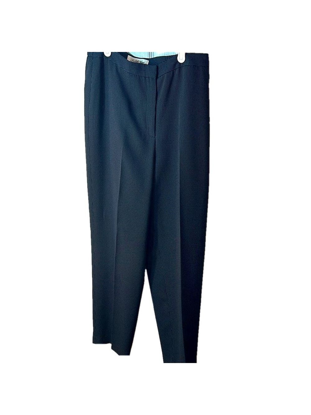 Judith hart vintage polkadot Classic Navy pleated Dress Pants size 6 petite